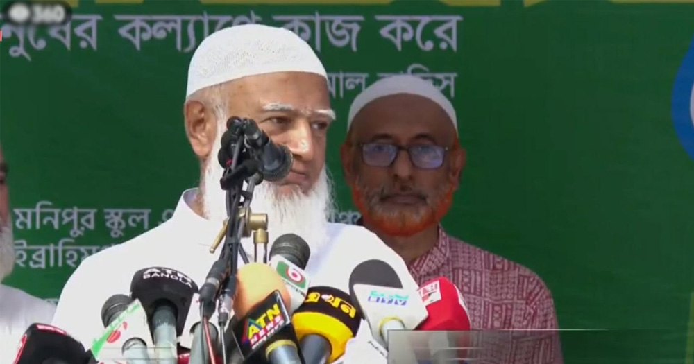 দেড় মাস পর জনসম্মুখে জামায়াত আমির, সৃষ্টিকর্তাকে জানালেন কৃতজ্ঞতা