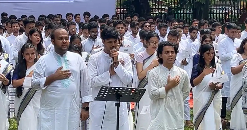 ডাকসু নির্বাচন : ছাত্রদলের প্রার্থীদের শপথ গ্রহণ