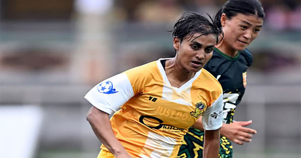 ভুটানের লিগে সর্বোচ্চ গোলদাতা সাবিনা খাতুন