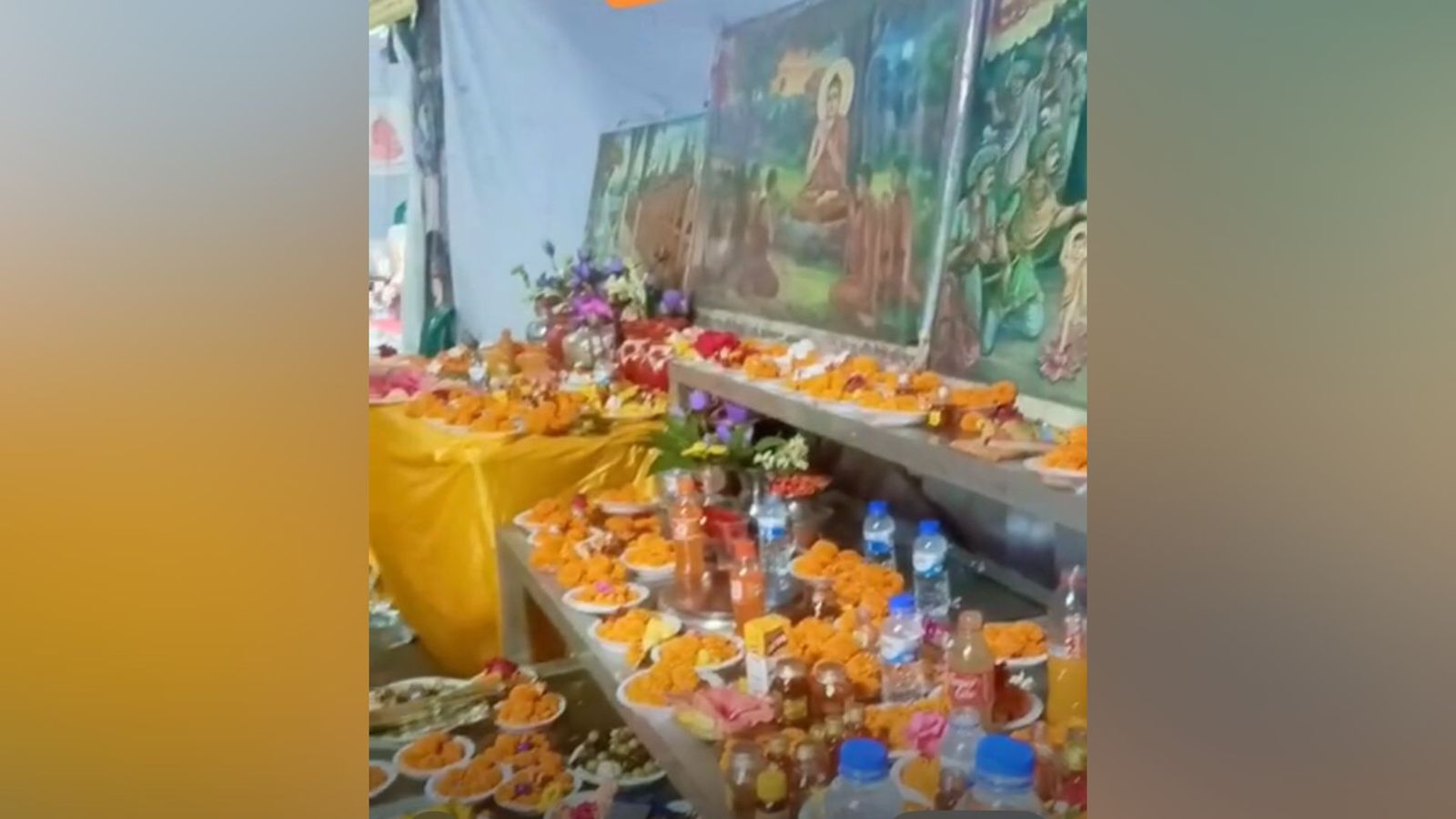 ধর্মীয় ভাবগাম্ভীর্যে বৌদ্ধ ধর্মাবলম্বীদের শুভ মধু পূর্ণিমা উদযাপন