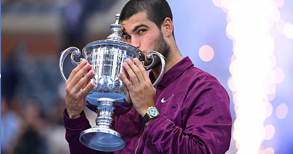 সিনারকে হারিয়ে ইউএস ওপেনে চ্যাম্পিয়ন আলকারাজ