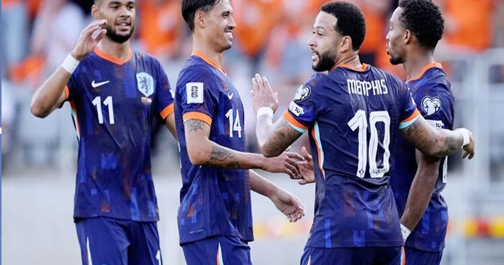 মেমফিসের রেকর্ডের রাতে ডাচদের ৫ গোলের থ্রিলার জয়