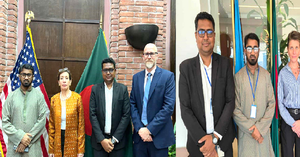 মার্কিন চার্জ দ্য অ্যাফেয়ার্স ও জাতিসংঘের আবাসিক সমন্বয়কারীর সঙ্গে গণ অধিকারের বৈঠক
