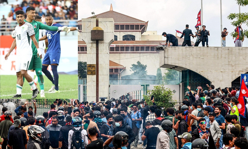 নেপালে আটকে পড়া ফুটবল দলের খোঁজখবর নিয়েছেন ক্রীড়া উপদেষ্টা