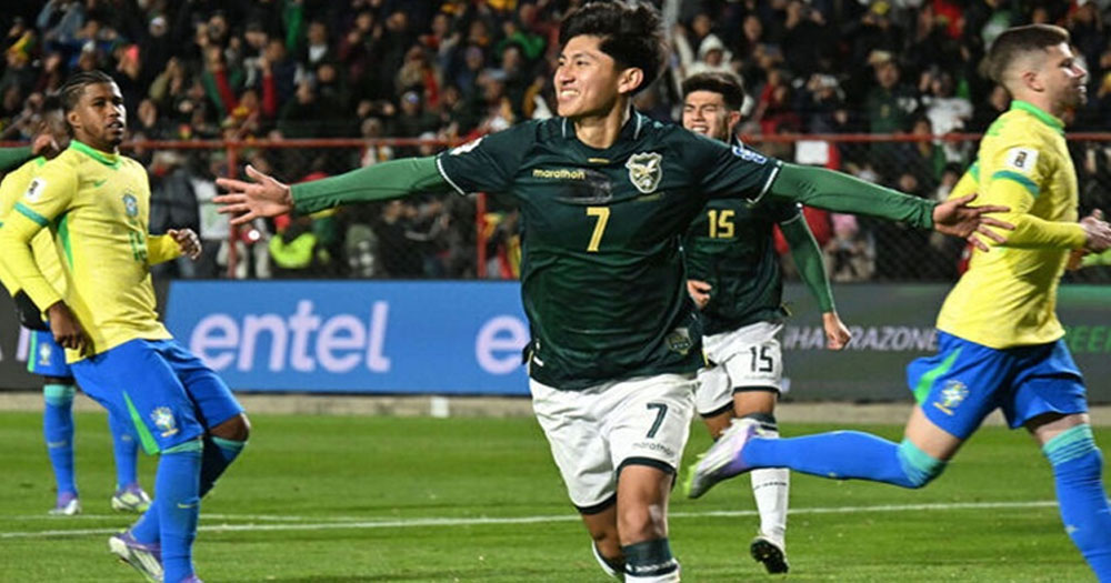 ব্রাজিলকে হারিয়ে বিশ্বকাপের প্লে-অফে বলিভিয়া