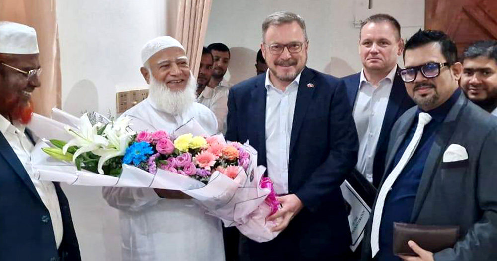 জামায়াত আমীরের সঙ্গে রাশিয়ার রাষ্ট্রদূতের সৌজন্য সাক্ষাৎ