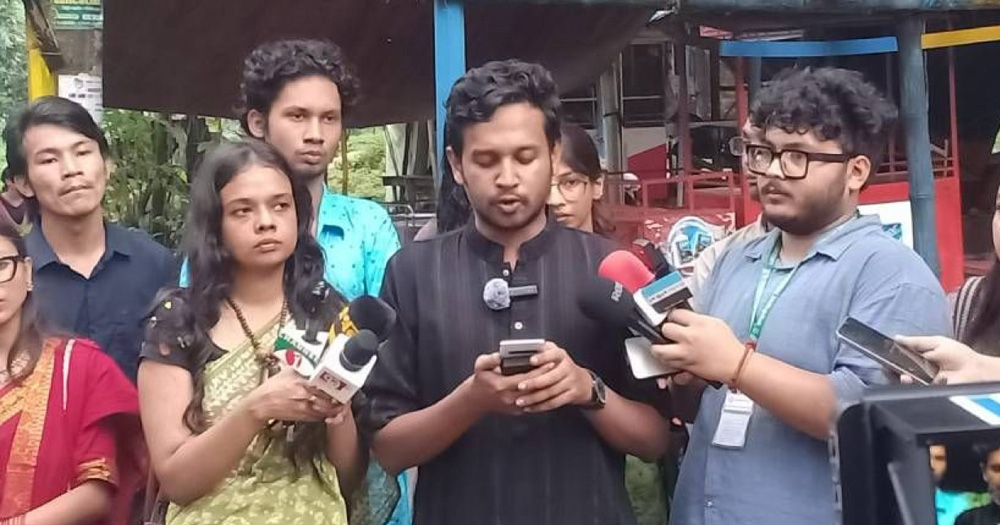 জাকসু নির্বাচন কমিশনের প্রতি অনাস্থা ‘সম্প্রীতির ঐক্য’র