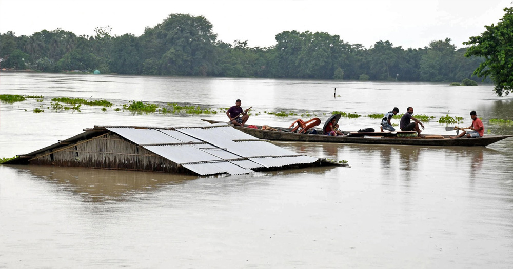 নয় অঞ্চলে বন্যার শঙ্কা