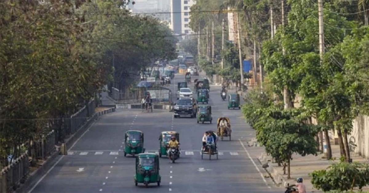 বৃষ্টিতে ঢাকার বাতাসের মানে উন্নতি