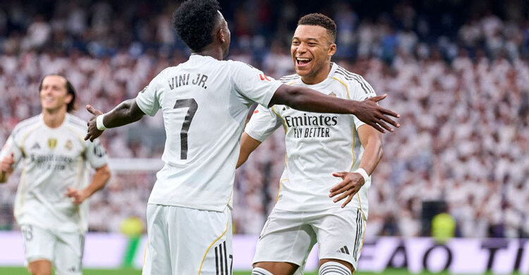 এমবাপের গোল, জয় রিয়ালের