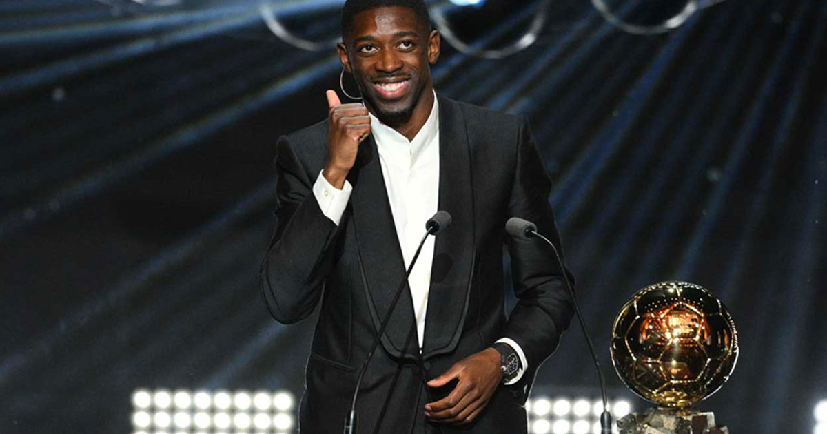 ব্যালন ডি’অর জিতলেন উসমান দেম্বেলে