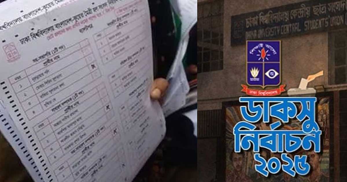 নীলক্ষেতেই ছাপানো হয়েছে ডাকসুর ব্যালট, সংখ্যায় বড় গরমিল