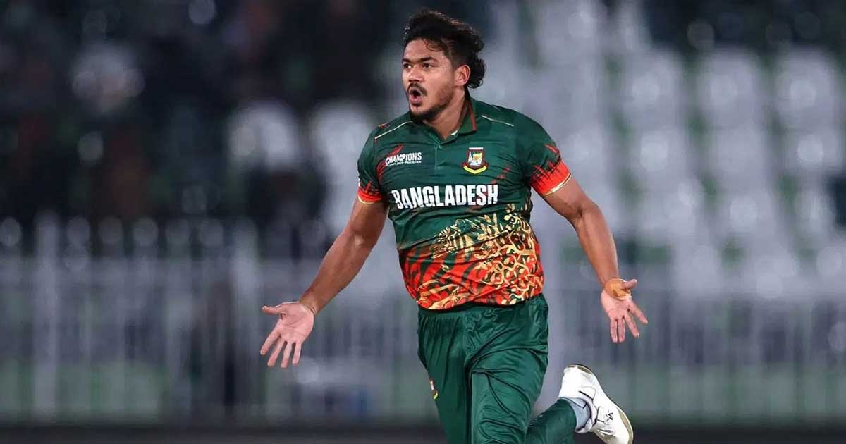 তৃতীয় বাংলাদেশি হিসেবে তাসকিনের ‘সেঞ্চুরি’