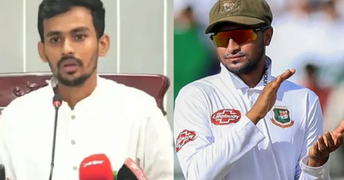 ক্রীড়া উপদেষ্টা আসিফ ও সাকিব আল হাসানের পাল্টাপাল্টি স্ট্যাটাস