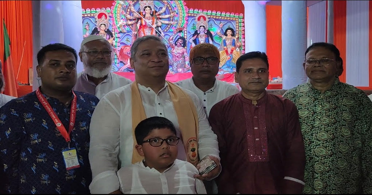 শারদীয় দুর্গোৎসবে বাংলাদেশে সব সময়ই সাম্প্রদায়িক সম্প্রীতি বজায় ছিলো: শাহ রিয়াজুল হান্নান