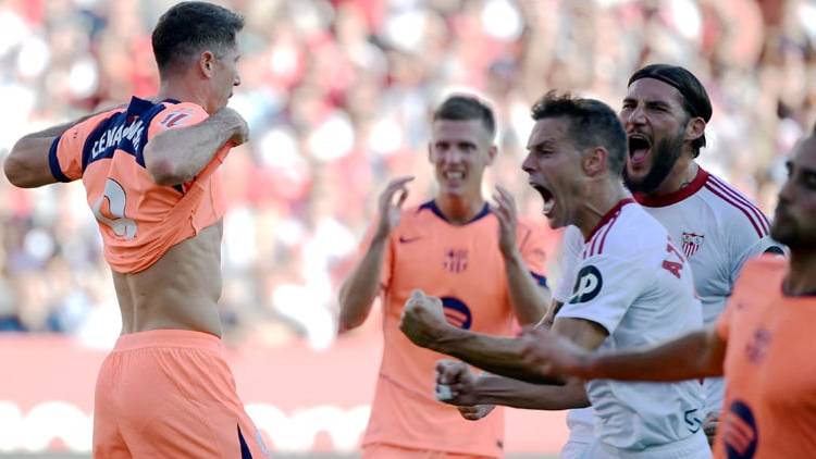 বার্সেলোনা সেভিয়ার মাঠে বিধ্বস্ত