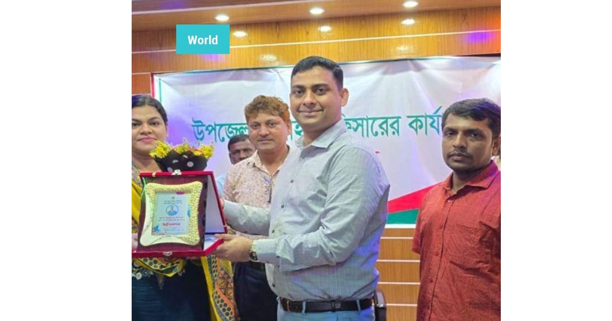 খুলনা বিভাগে জন্ম ও মৃত্যু নিবন্ধনে সেরা ইউএনও নির্বাচিত শার্শার ডা. কাজী নাজিব হাসান