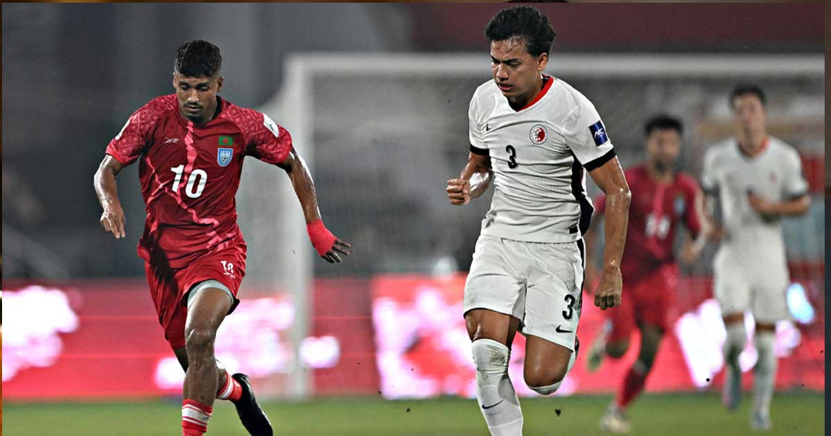 ২-৩ গোলে হারের পথে বাংলাদেশ