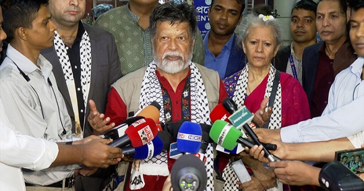 ইসরায়েল থেকে মুক্ত হয়ে দেশে ফিরলেন শহিদুল আলম