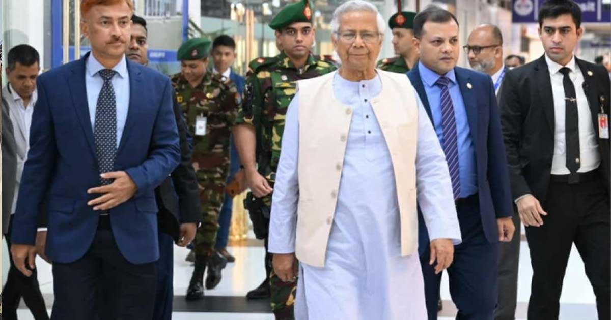 রোমের উদ্দেশে ঢাকা ছাড়লেন প্রধান উপদেষ্টা