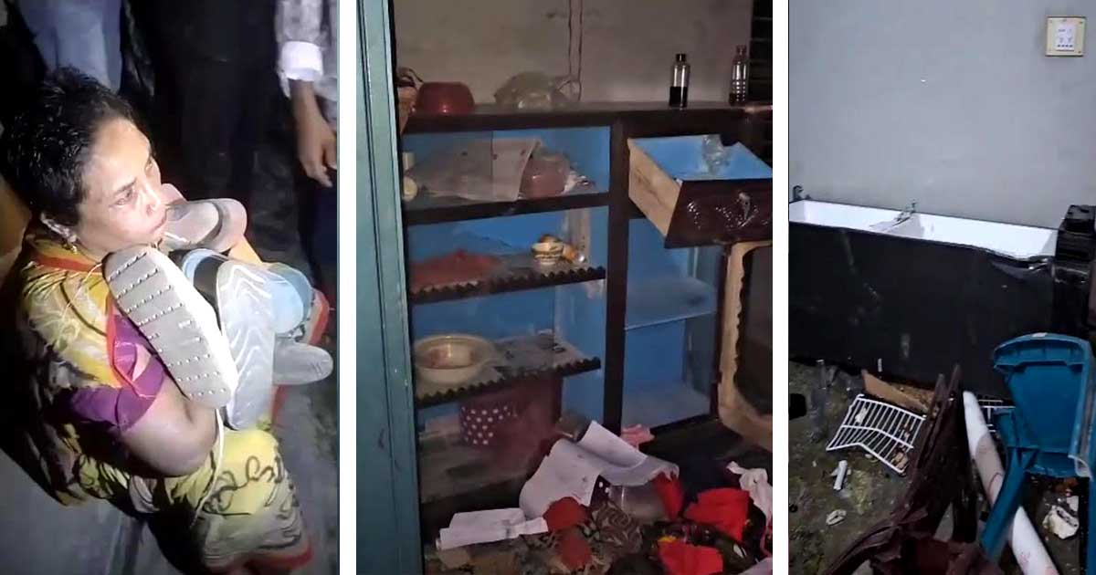 চাঁপাইনবাবগঞ্জে অসামাজিক কার্যকলাপের অভিযোগে নারীর বাড়িতে হামলা