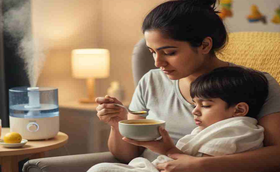 ঋতু পরিবর্তনের সময়ে শিশুদের সর্দি-কাশি, যা খাওয়াবেন মায়েরা