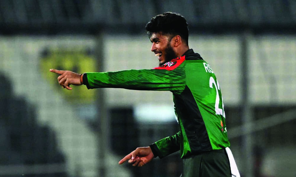 সুপার ওভারে রিশাদকে ব্যাটিংয়ে না দেখে বিস্মিত ওয়েস্ট ইন্ডিজ