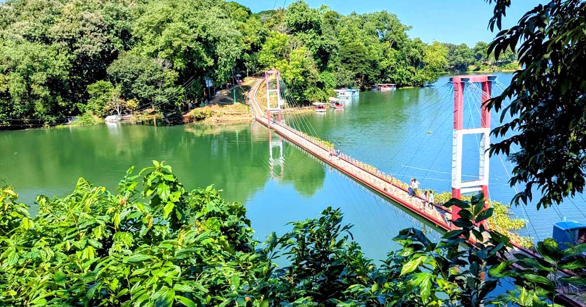 ৮৪ দিন পর ভেসে উঠেছে রাঙামাটির ঝুলন্ত সেতু