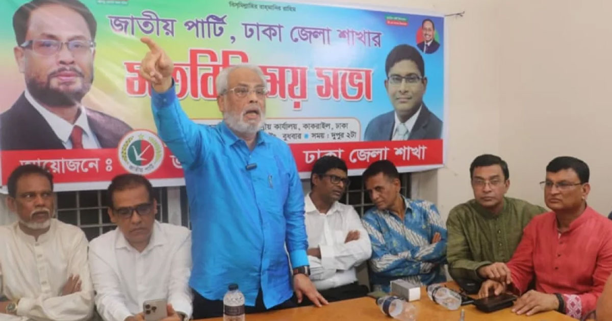 পাতানো নির্বাচন হতে দেওয়া হবে না: জিএম কাদের