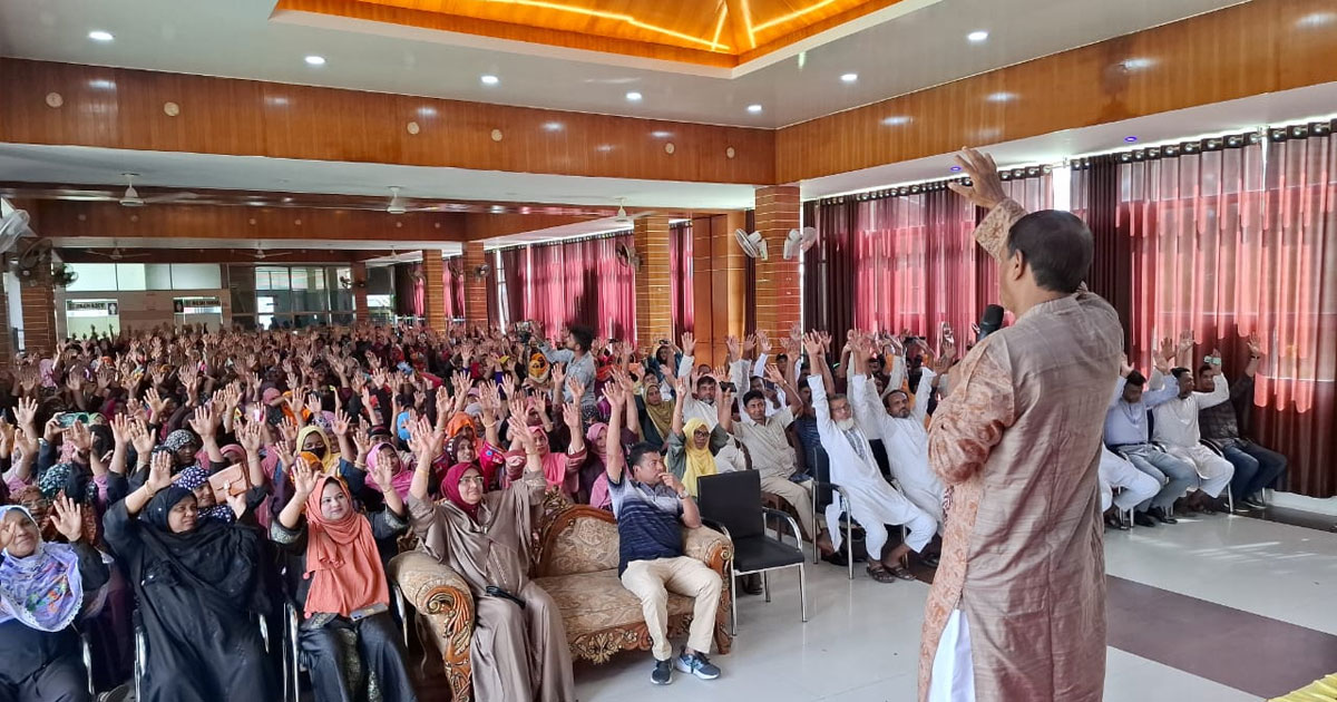 ঝিনাইদহে মহিলা দলের মতবিনিময় সভা