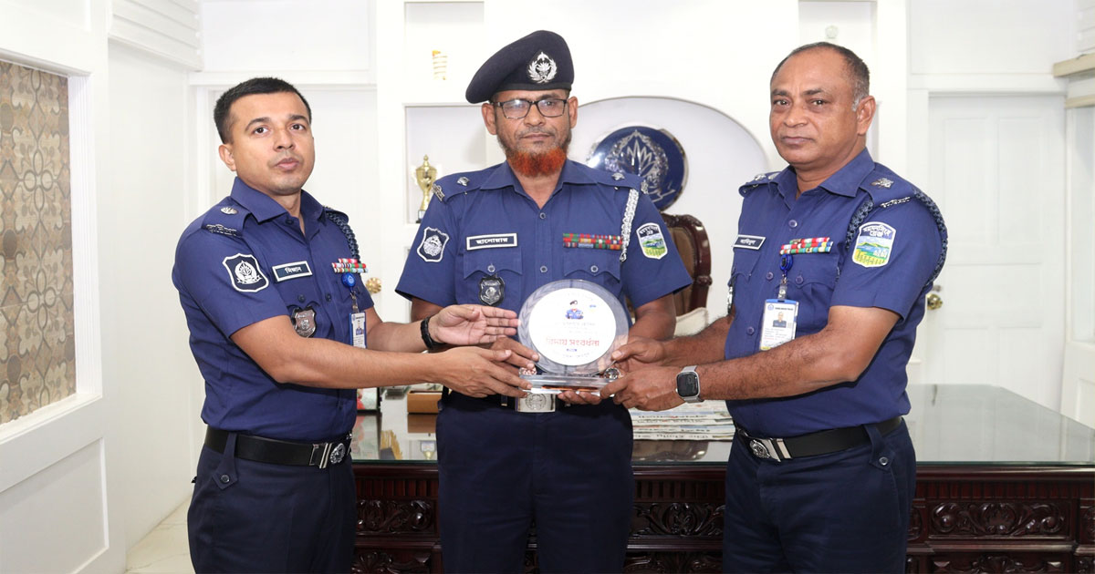 শেরপুরে পুলিশ পরিদর্শক ছানোয়ার হোসেনের বিদায় সংবর্ধনা