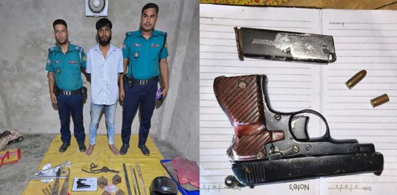 বাকলিয়ায় সাজ্জাদ হত্যাকাণ্ডে জড়িত আসামি অস্ত্রসহ গ্রেপ্তার