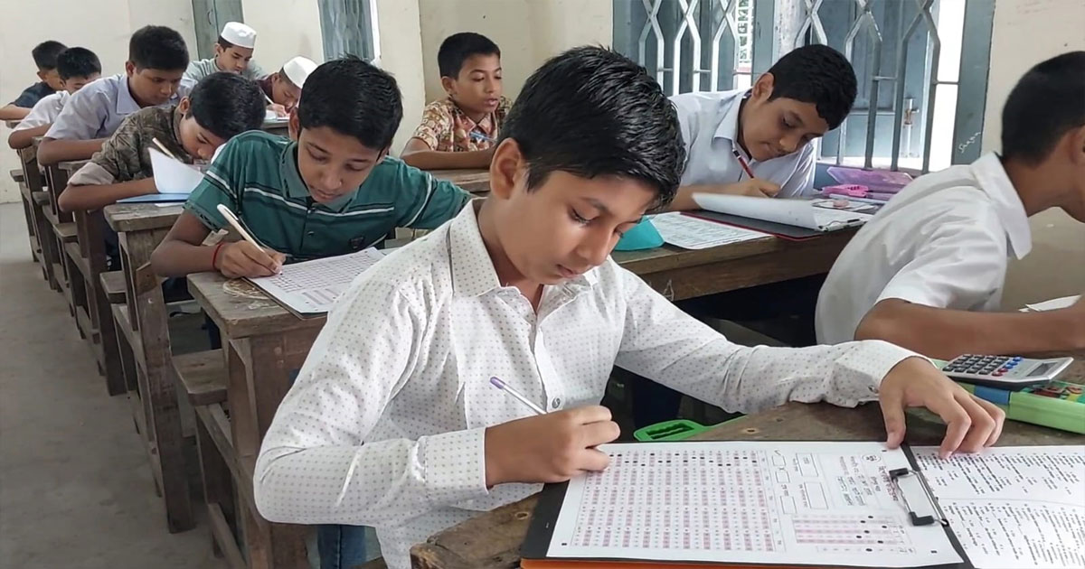 চাঁদপুরে কিশোর কণ্ঠ মেধাবৃত্তি পরীক্ষায় ২ হাজার ৯শ’ শিক্ষার্থীর অংশগ্রহণ