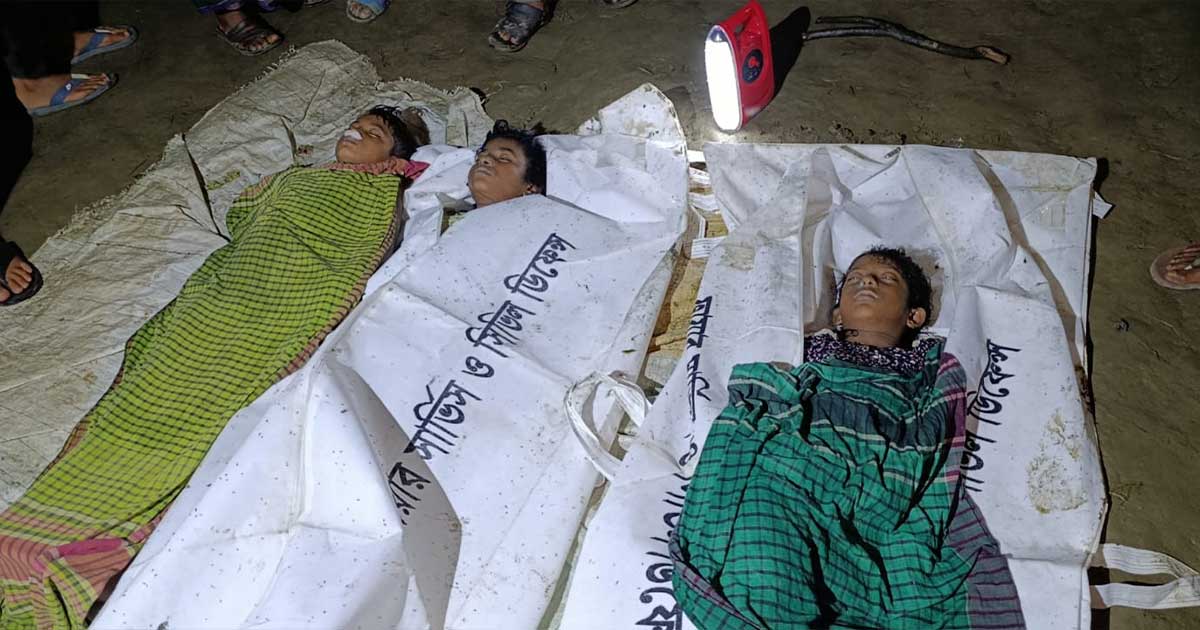 মাদারগঞ্জে ঝিনাই নদী থেকে ৪ শিশুর লাশ উদ্ধার, নিখোঁজ ১