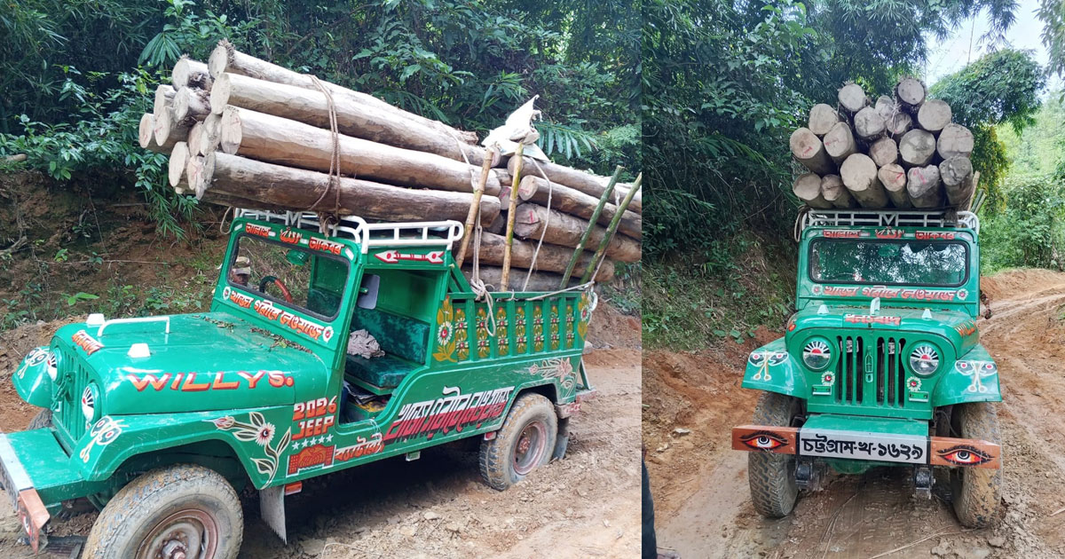 আবারো বর্মাছড়িতে অবৈধ কাঠ জব্দ