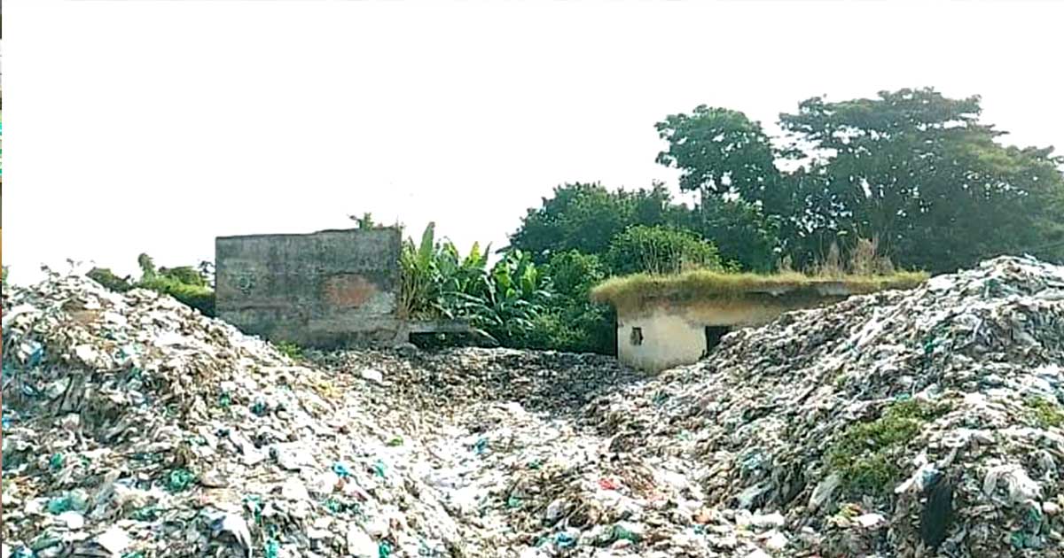 নওয়াপাড়া পৌরসভায় উন্মুক্ত ময়লার ভাগাড়