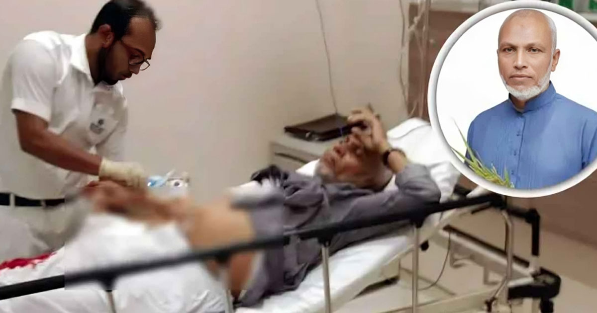 গুলিবিদ্ধ বিএনপি প্রার্থী এরশাদ উল্লাহ  স্কয়ার হাসপাতালে ভর্তি