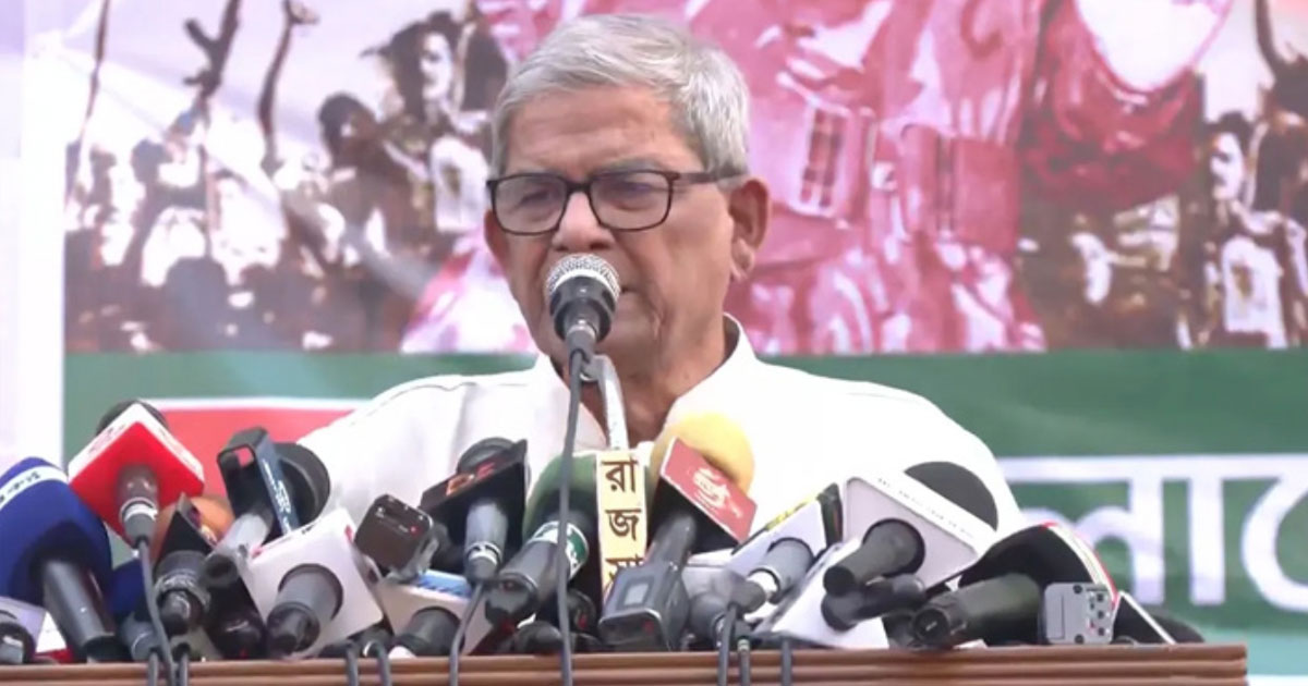 ফেব্রুয়ারির পর নির্বাচন হলে মানুষ মেনে নেবে না : মির্জা ফখরুল