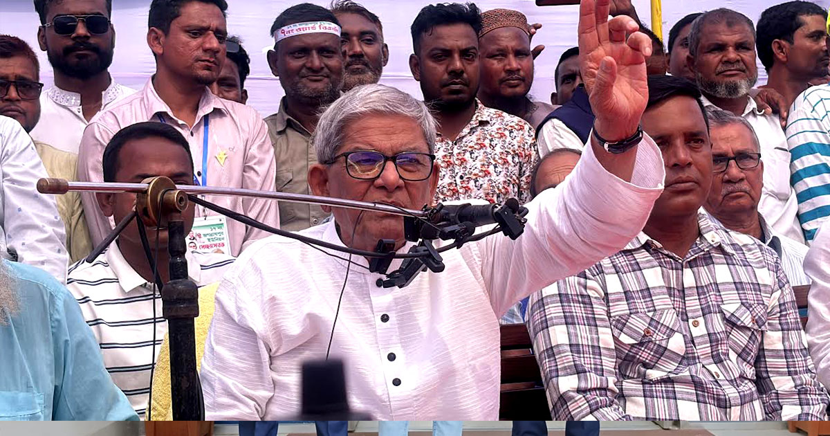 হাসিনা পালিয়ে গিয়ে প্রমাণ করেছেন জনগণের প্রতি কোনো দরদ নেই : মির্জা ফখরুল