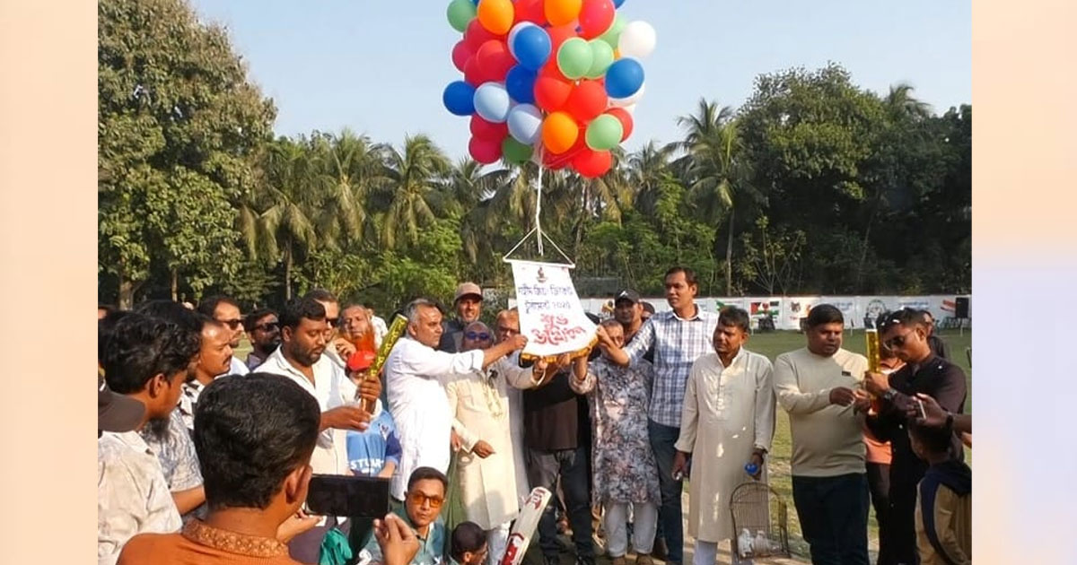 ঝিনাইদহে শহীদ জিয়া ক্রিকেট টুর্নামেন্টের উদ্বোধন