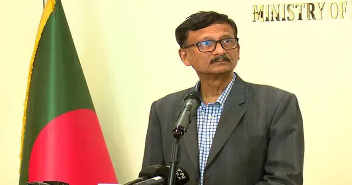 চীন থেকে অস্ত্র কিনলে নিষেধাজ্ঞার আশঙ্কা নেই:পররাষ্ট্র উপদেষ্টা