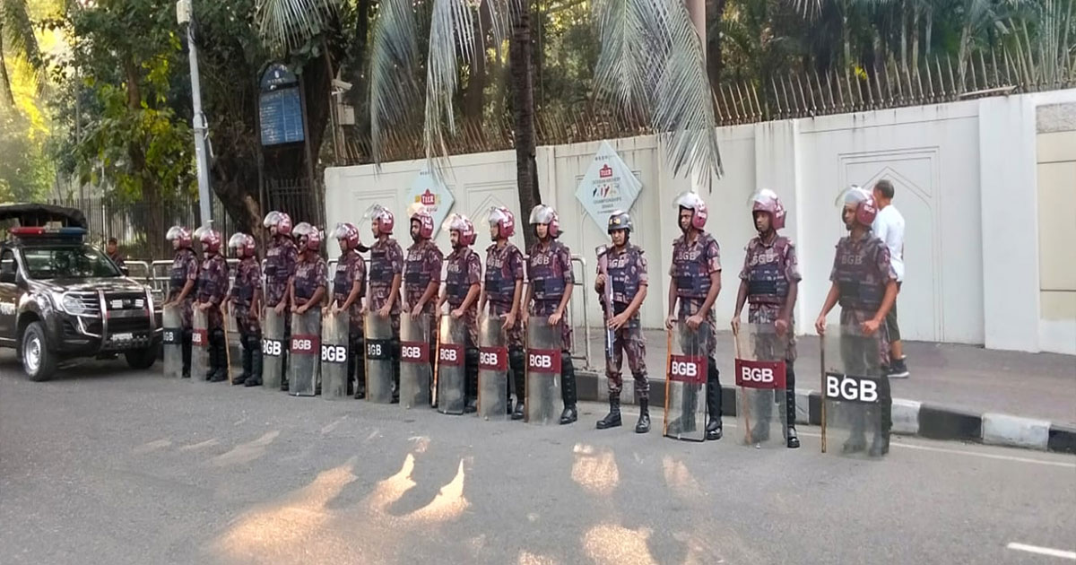 ঢাকা ও আশপাশে আইন-শৃঙ্খলা রক্ষায় ১৪ প্লাটুন বিজিবি মোতায়েন