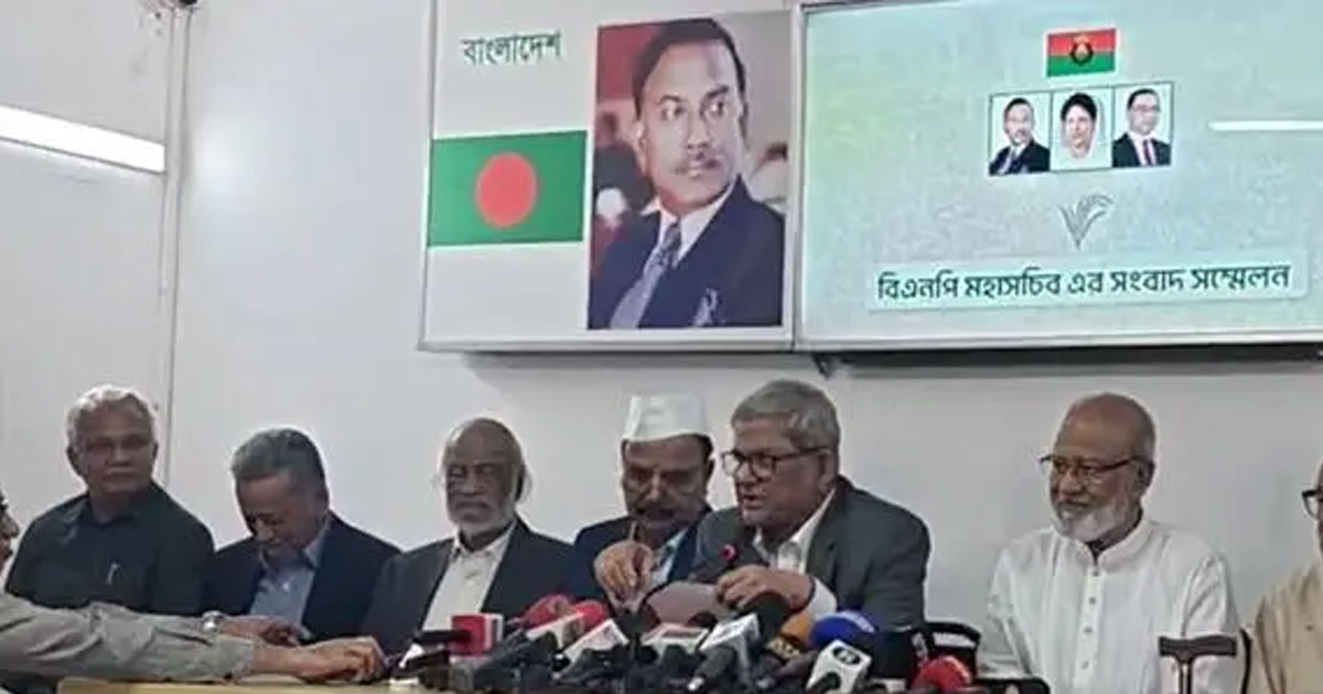 প্রধান উপদেষ্টাকে বিএনপির ধন্যবাদ