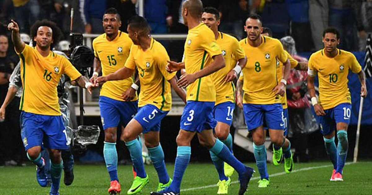 আজ রাতে মাঠে নামছে ব্রাজিল