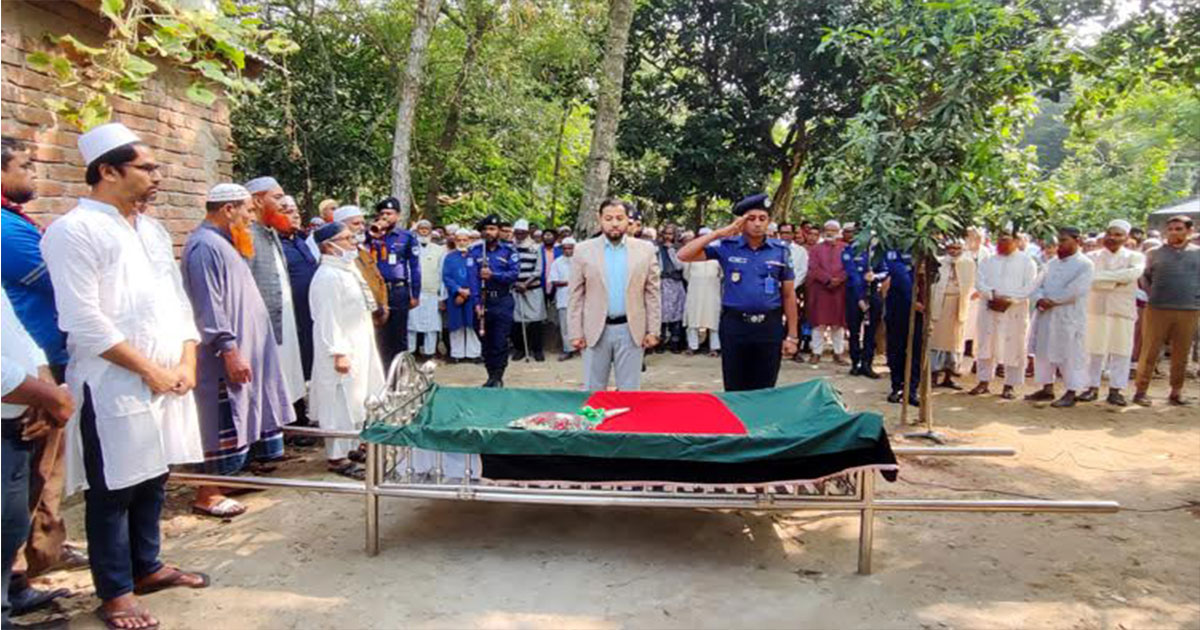 গাংনীতে বীর মুক্তিযোদ্ধার রাষ্ট্রীয় মর্যাদায় দাফন সম্পন্ন