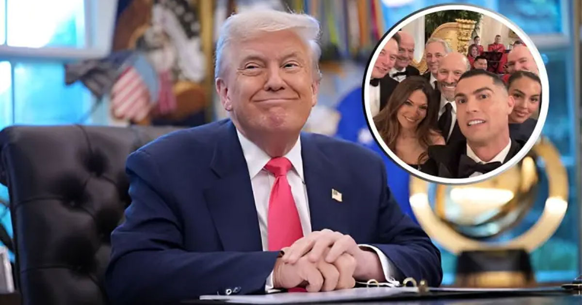 হোয়াইট হাউস ভোজে রোনালদোর প্রশংসায় ট্রাম্প