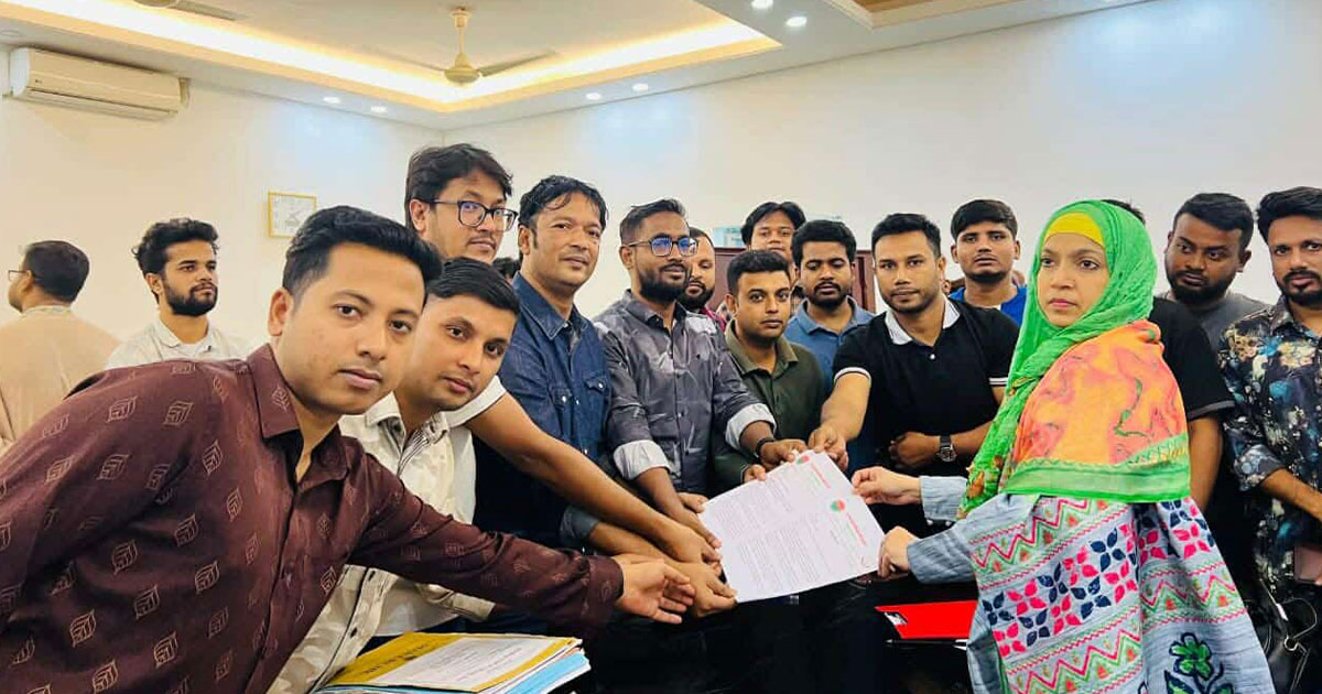 জবি ছাত্রদলের স্মারকলিপি: সম্পূরক বৃত্তি, নির্মাণাধীন হল ও দ্বিতীয় ক্যাম্পাসের অগ্রগতি