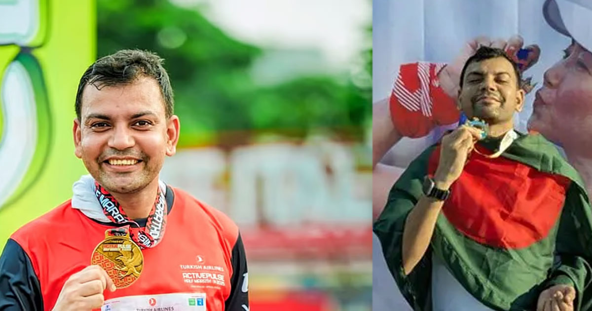 নেপালে পুরস্কার নিতে যাচ্ছেন দৌড়বিদ নাহিদ