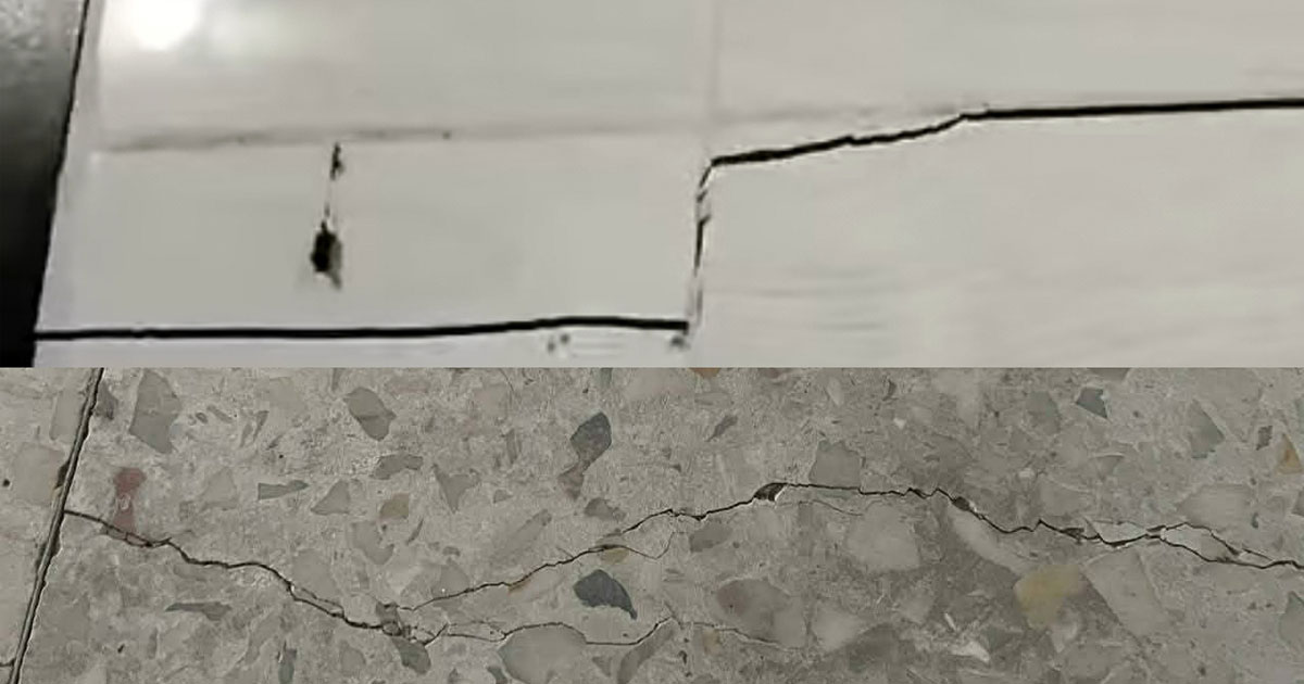 ভূমিকম্পে জাবির বিভিন্ন হলে ফাটল