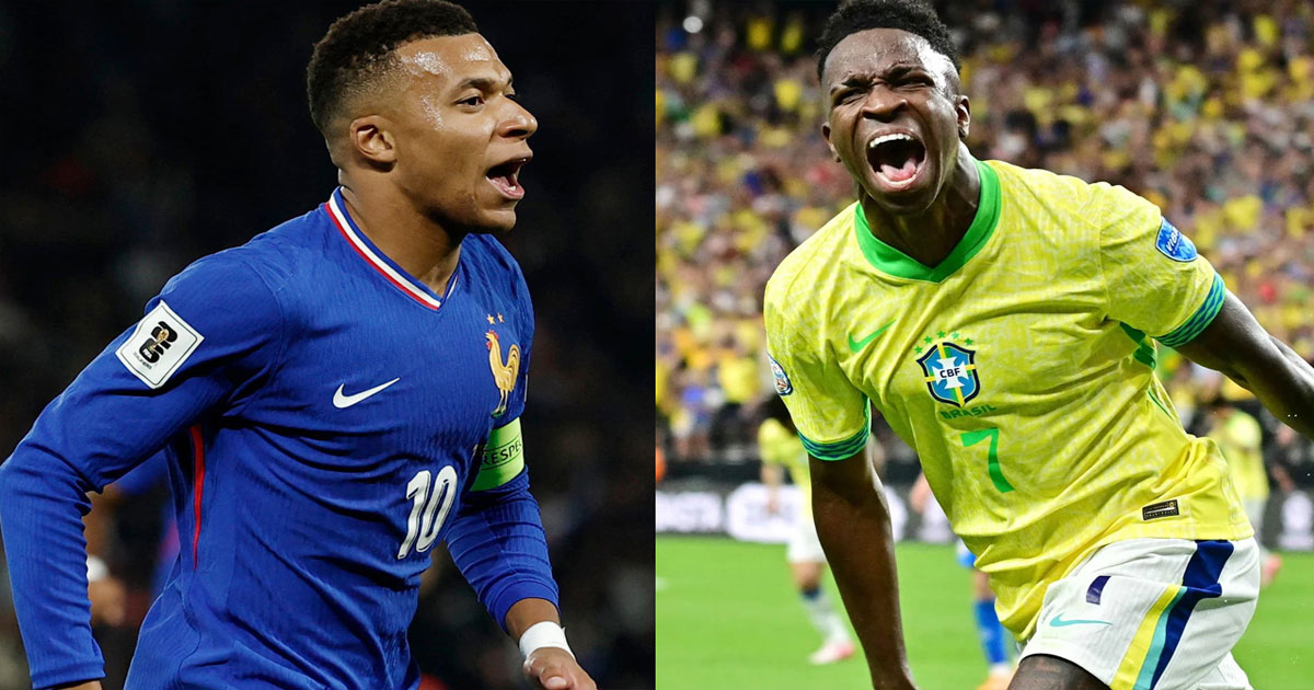 ২০২৬ বিশ্বকাপের আগে মুখোমুখি হচ্ছে ব্রাজিল-ফ্রান্স
